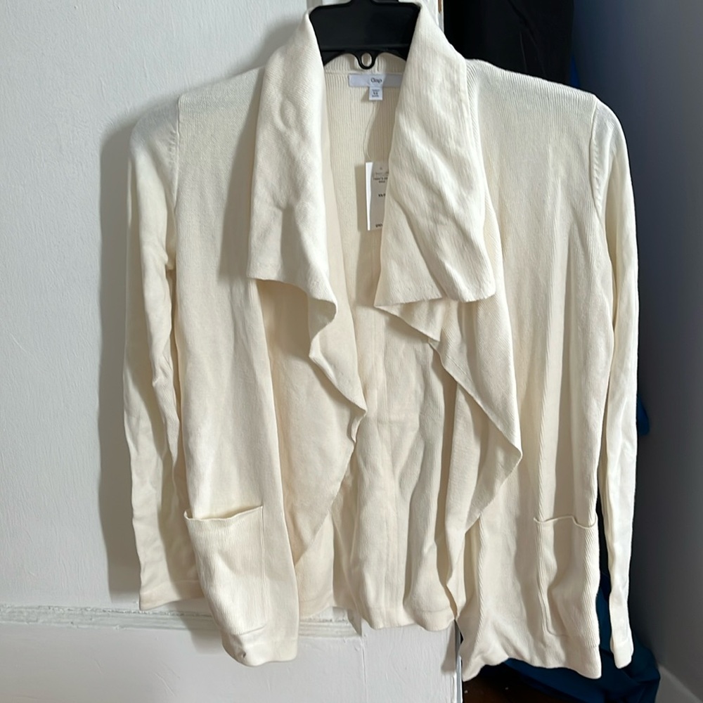 Gap Women Open Front Cardigan with Pockets